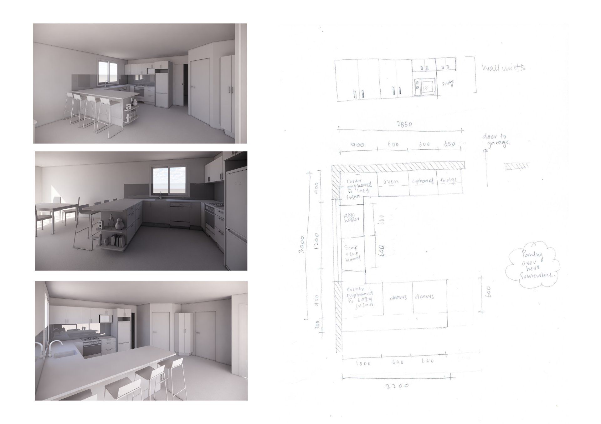 Initial Kitchen Design