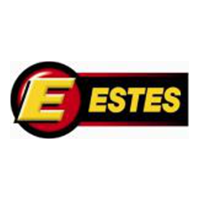 A logo for e estes , a company that sells a variety of products.