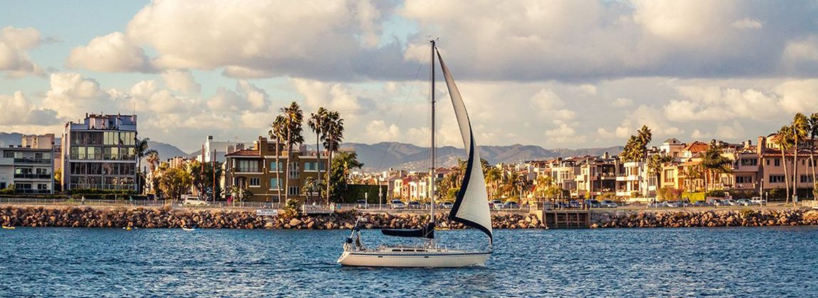 Luxury Yacht in The Middle of The Sea — Marina Del Rey, CA — Jolly Roger Hotel