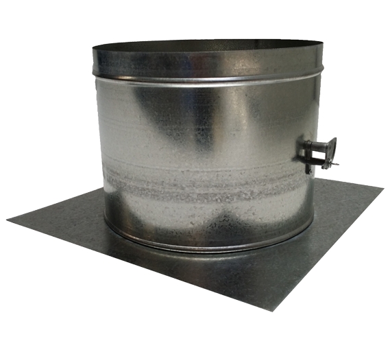 Flat Take Off 90° with Balancing Damper