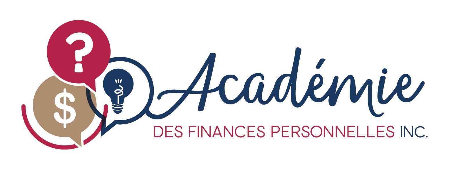A logo for academie des finances personnelles inc.