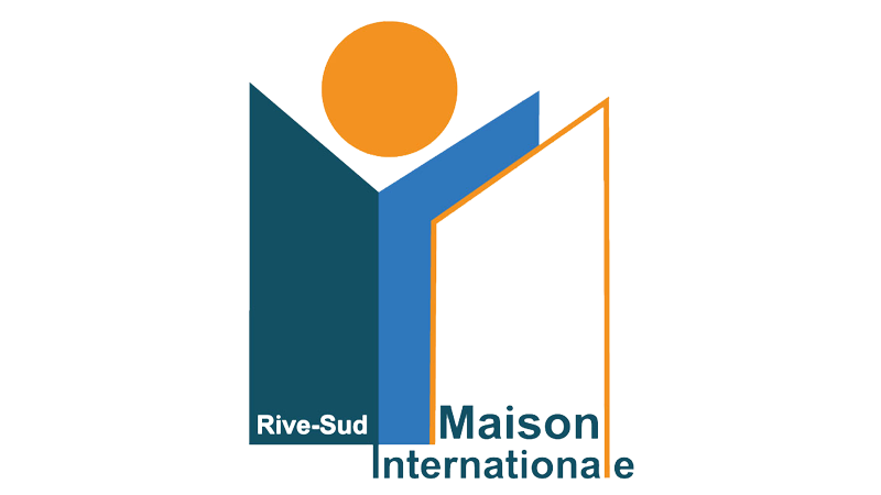 Un logo bleu et orange pour la maison internationale