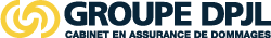 A logo for groupe dpjl cabinet en assurance de dommages