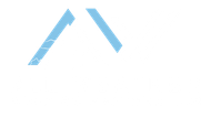 Light blue angled lines forming a partial upward-pointing arrow.
