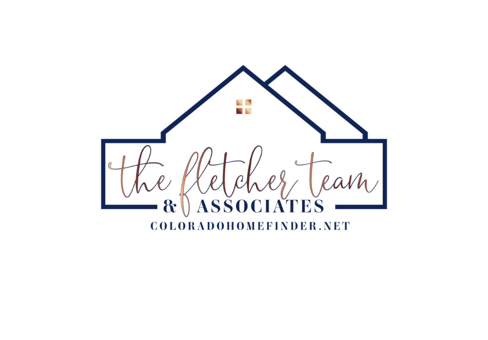 Logo for The Fletcher Team & Associates, a real estate company. It features a house outline with text.