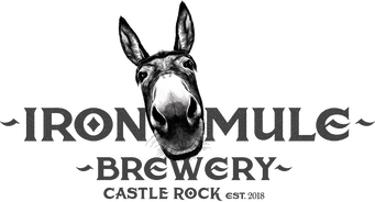 Iron Mule Brewery logo: Mule head, 