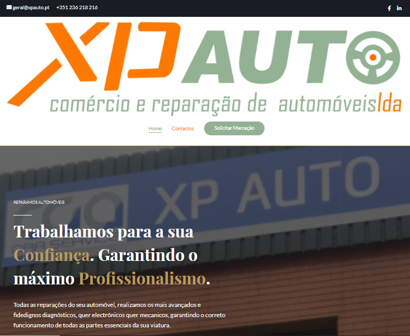 Homepage website XPauto
