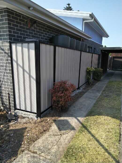 Newly Painted Fence - Fencing In Albion Park Rail, NSW