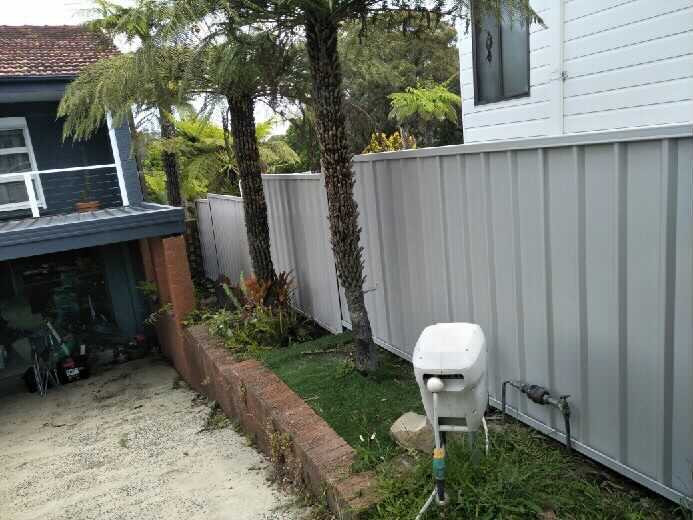 Grey Metal Fence - Fencing In Albion Park Rail, NSW