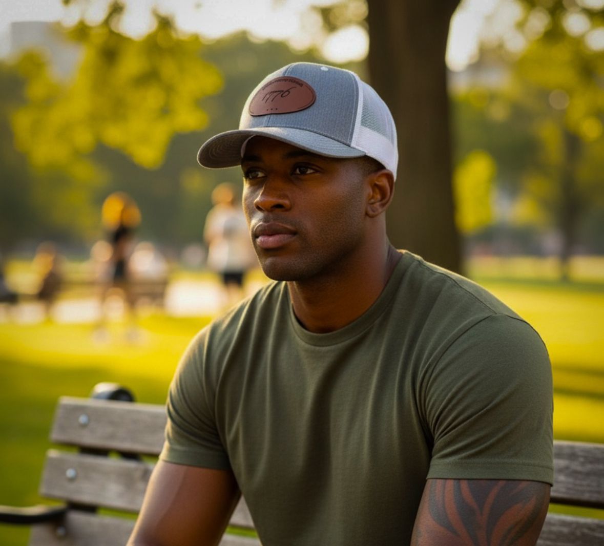 1776 HERITAGE HAT (HEATHER GRAY/WHITE)