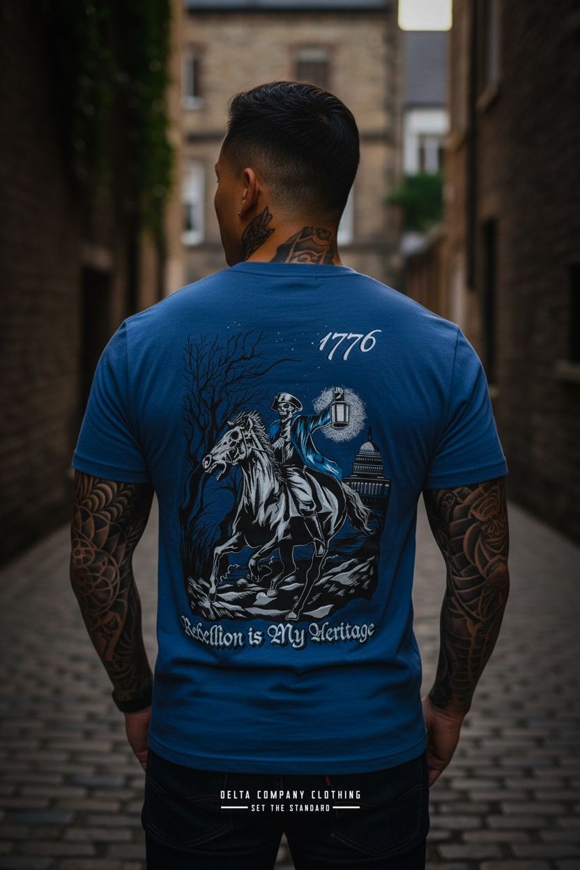 1776 HERITAGE TEE (BLUE)
