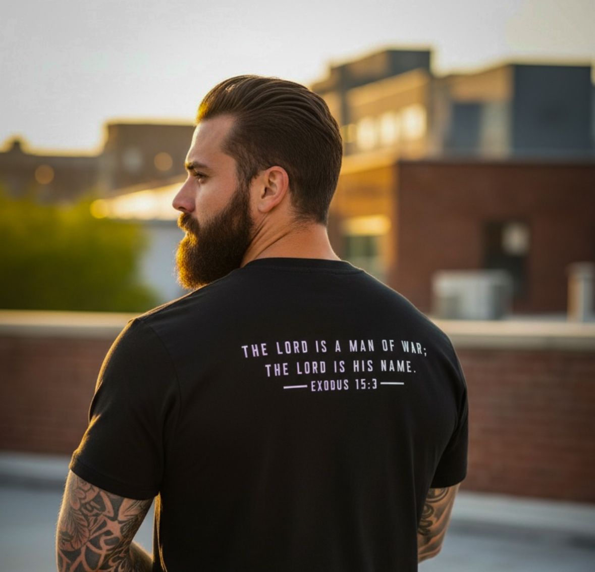 WARRIOR'S BIBLE TEE (EXODUS 15:3)