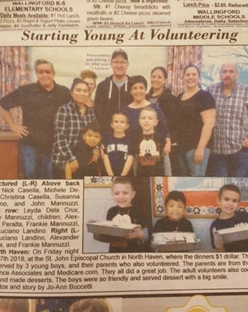 Community supper article