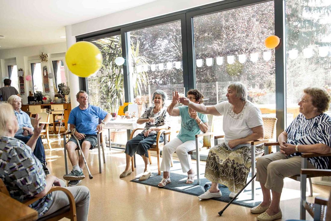 spazio feste per anziani