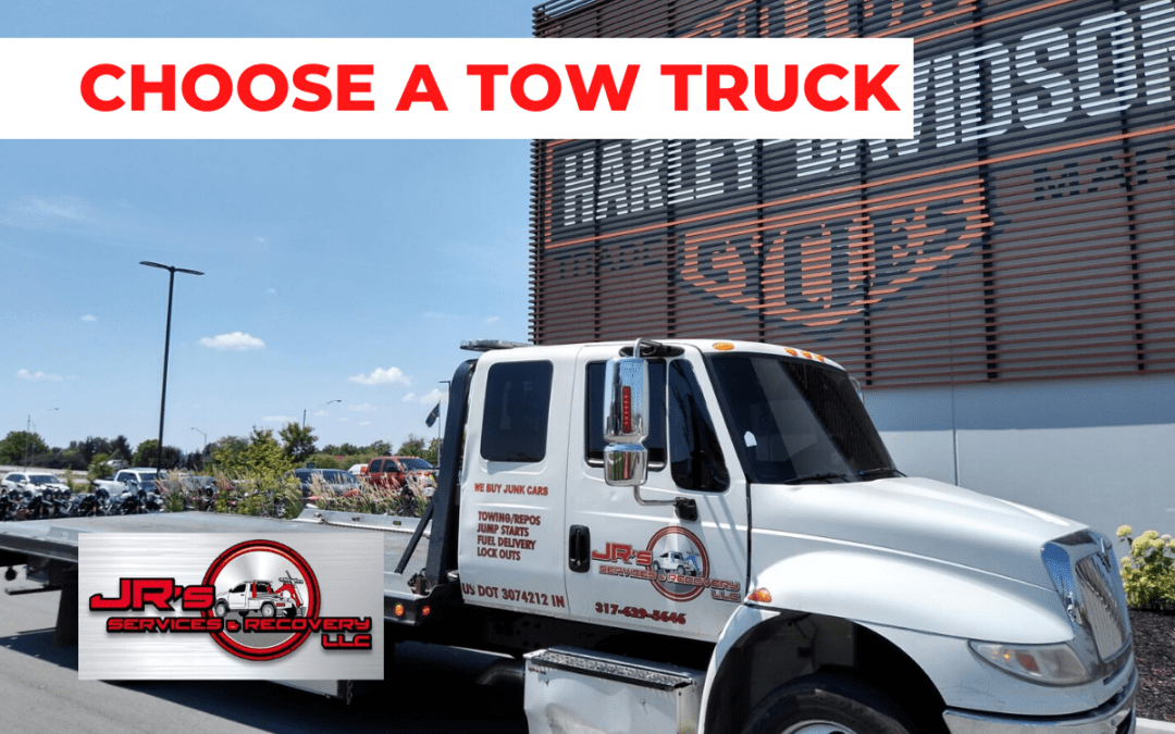 Choose a Tow Truck ─ Indianapolis, IN ─ JR’s Services & Recovery