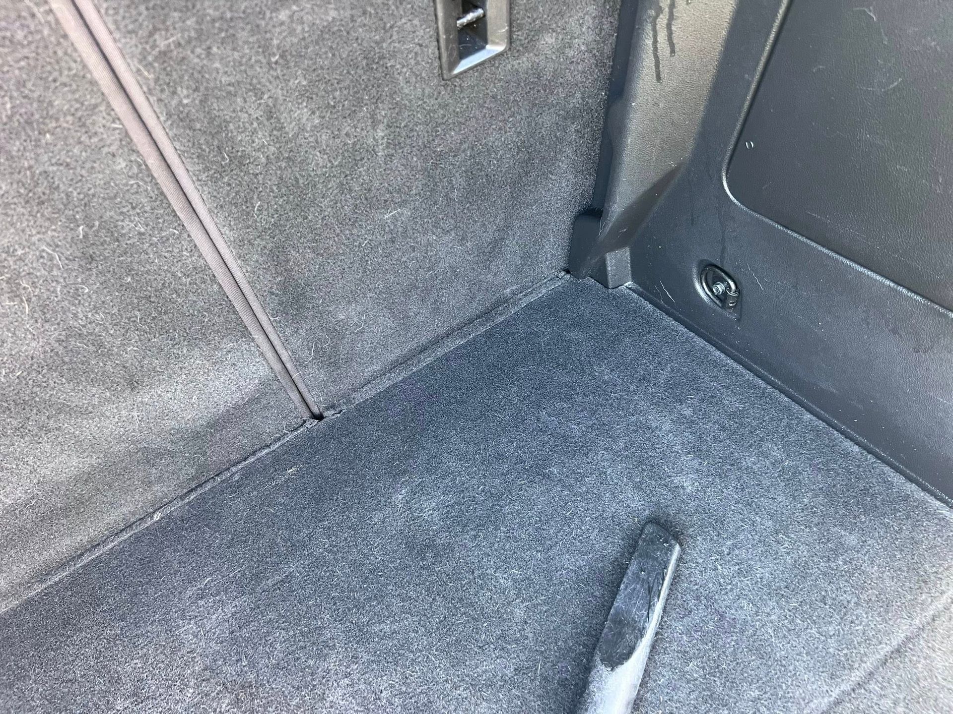 Car Trunk Interior With Grey Carpet — Car Detailing Mobile Cleaning Co In Lake Cathie, NSW