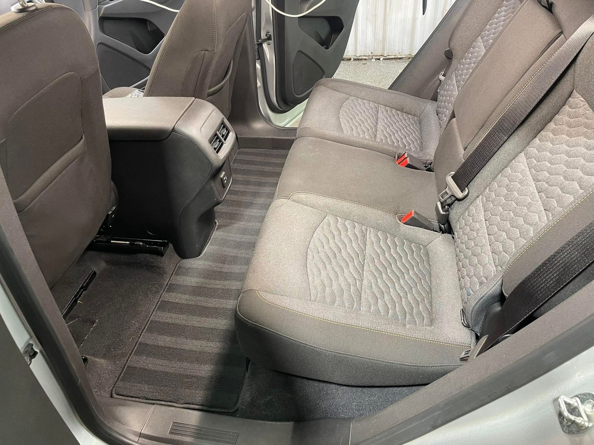 Car Interior With Grey Fabric Rear Bench Seats โ Car Detailing Mobile Cleaning Co In Port Macquarie, NSW