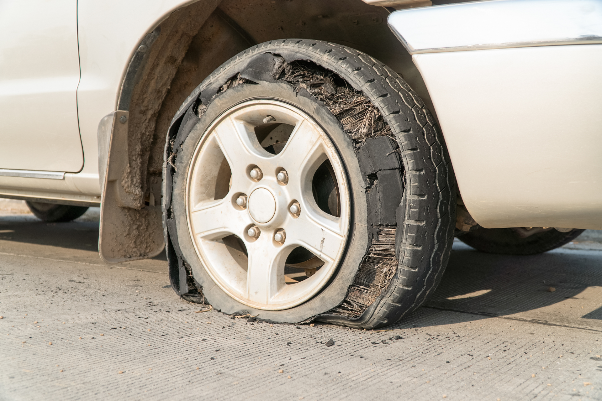 Tire blowout