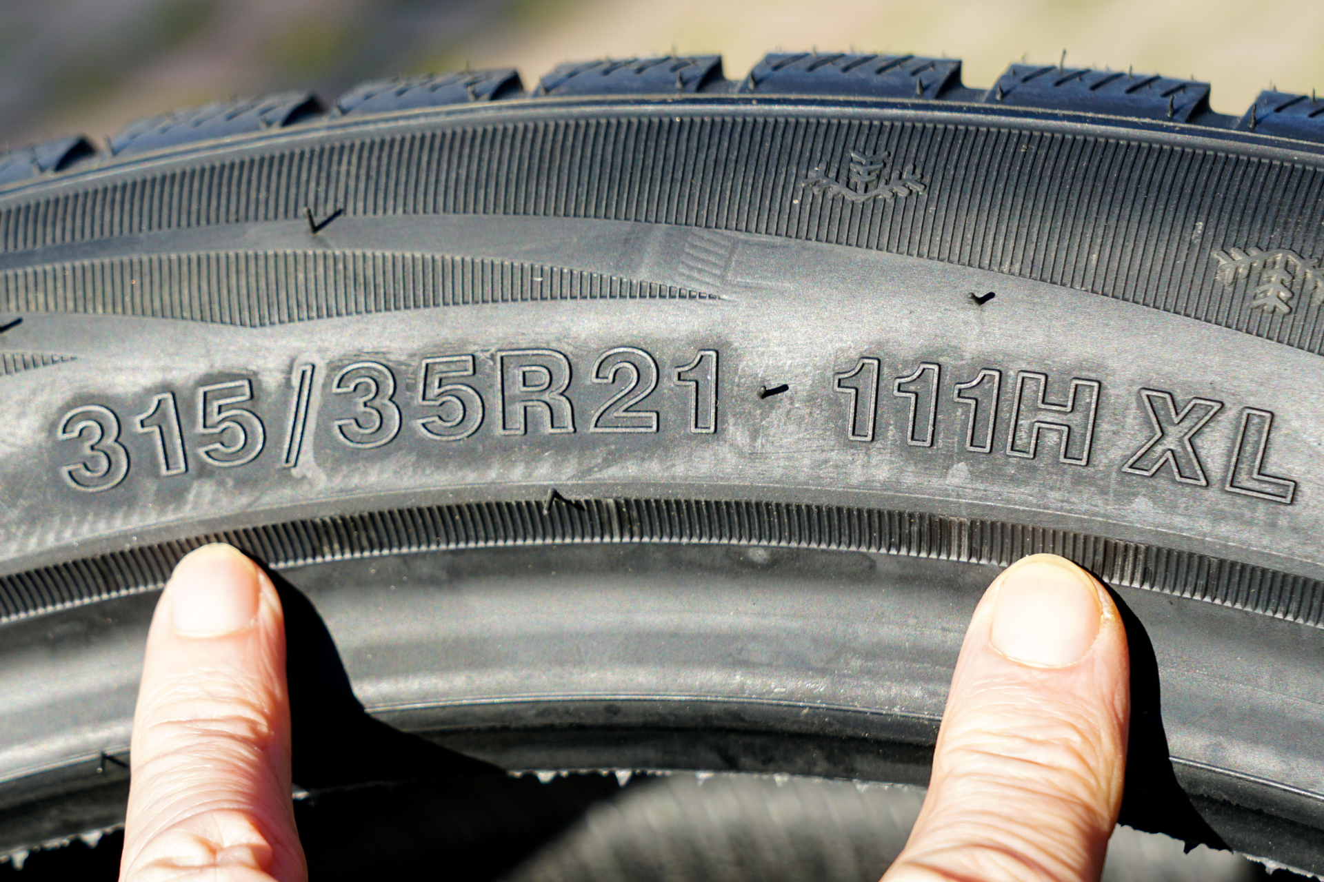 Tire Sidewall Markings