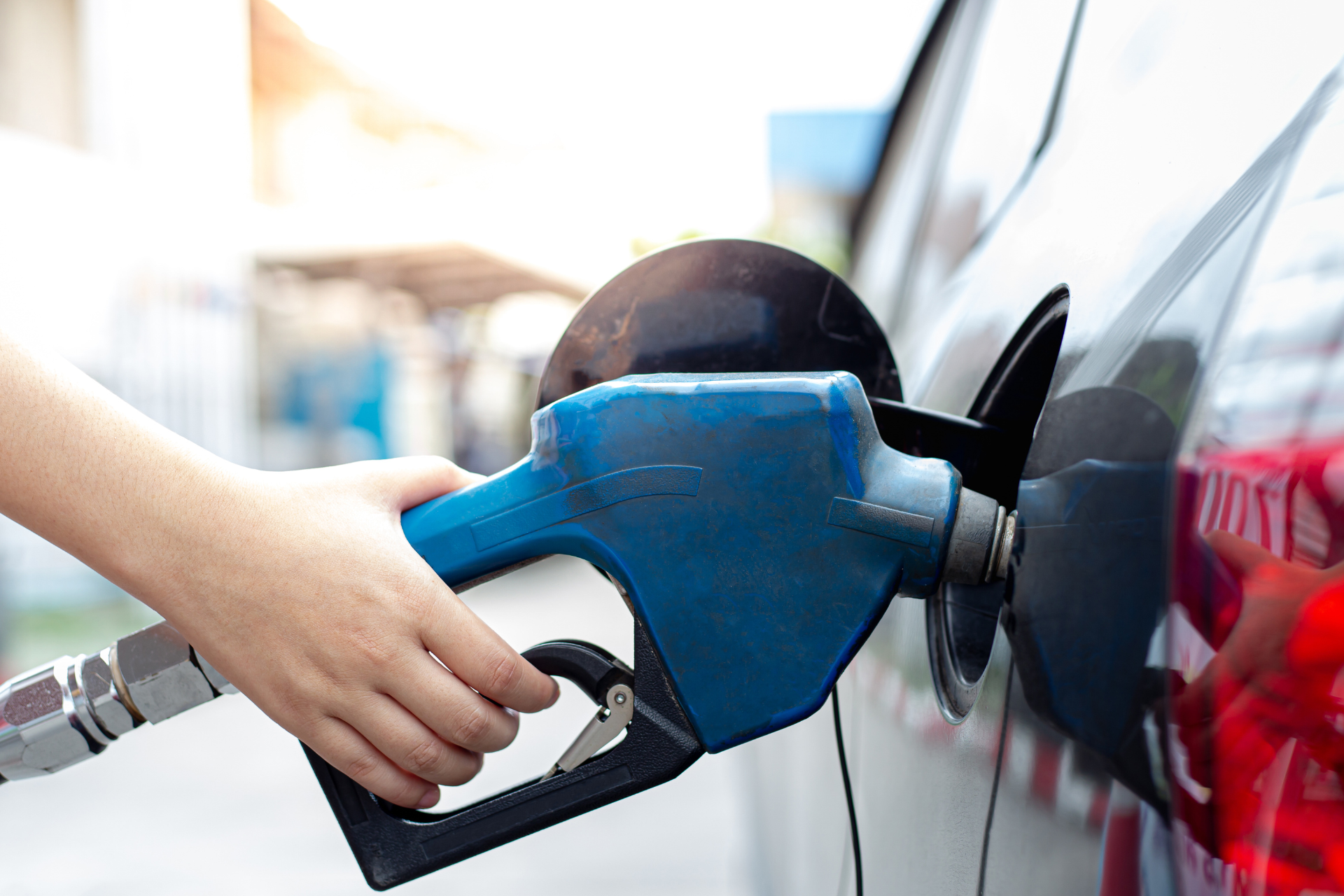 Filling Up at The Gas Station