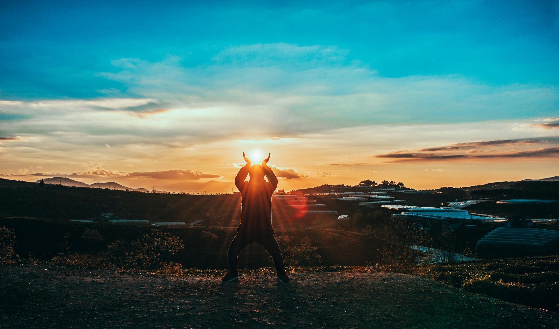 A person feeling renewed