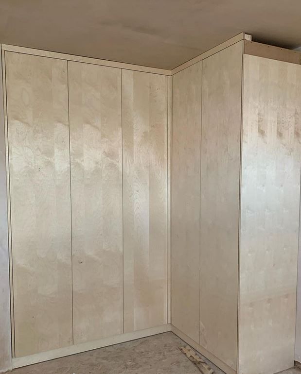 Veneered Birch Plywood Wardrobes