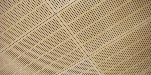 Slotted Acoustic Panels in Plywood