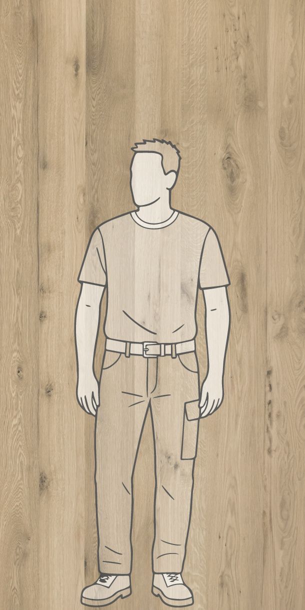 Planked Oak Veneered plywood