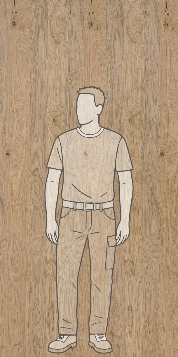 Character Rustic Oak Veneered Plywood 8x4