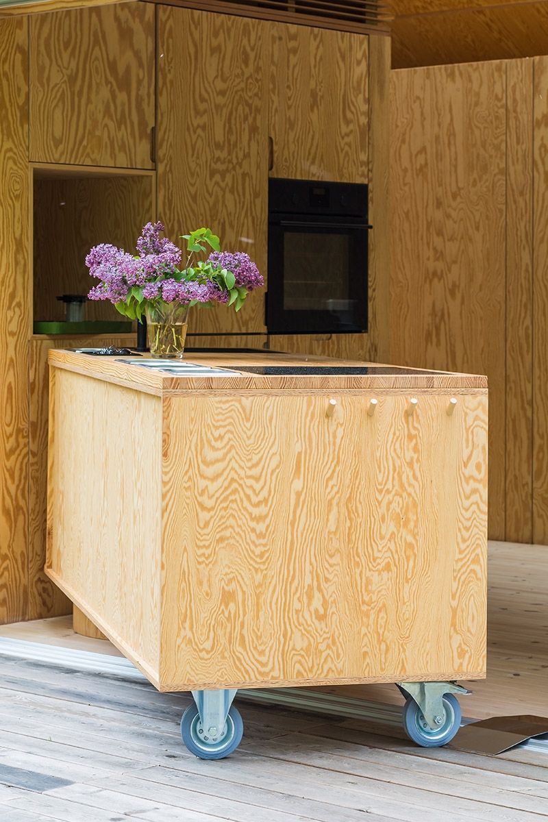 Pine Plywood Counter