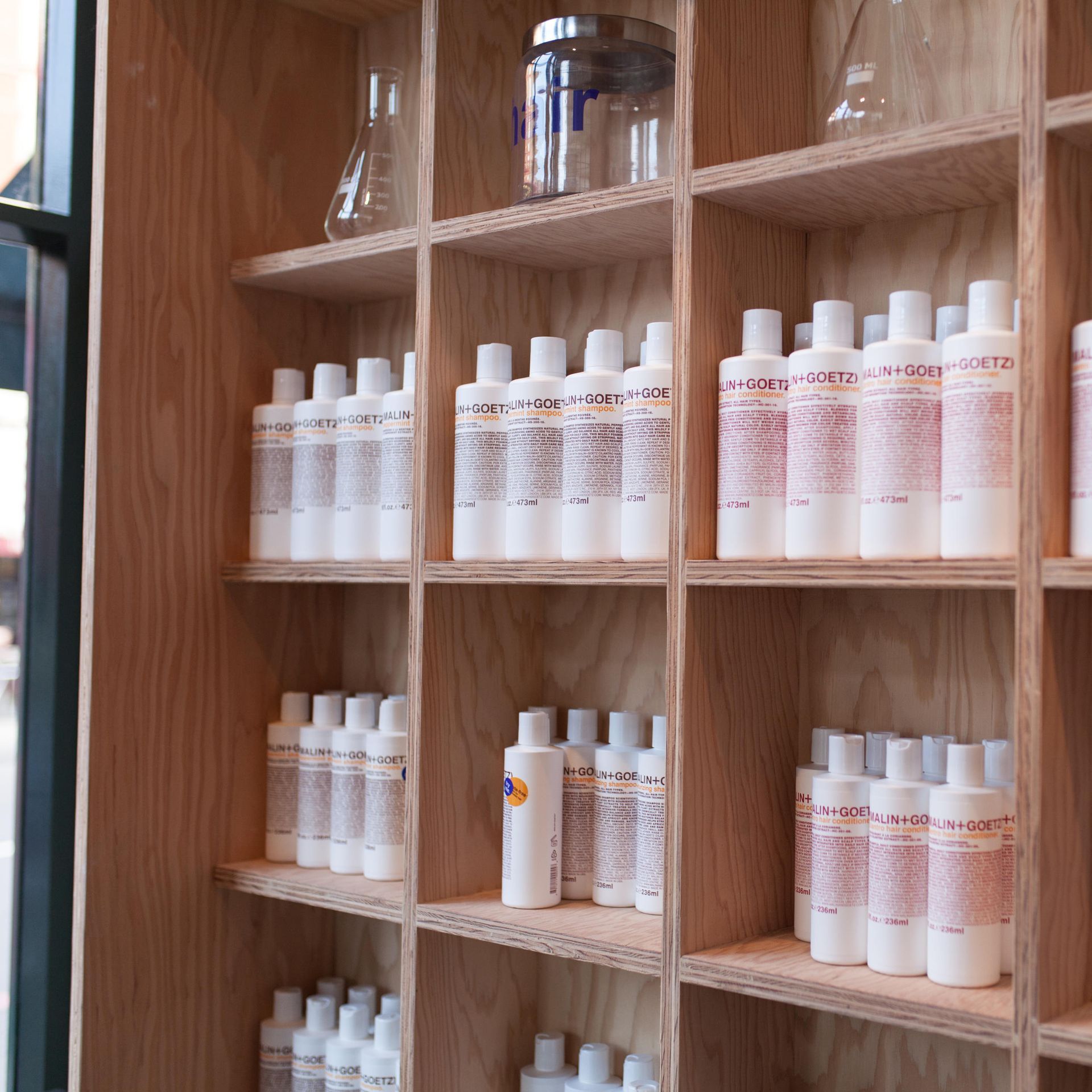 Douglas Fir Plywood Shelving display units