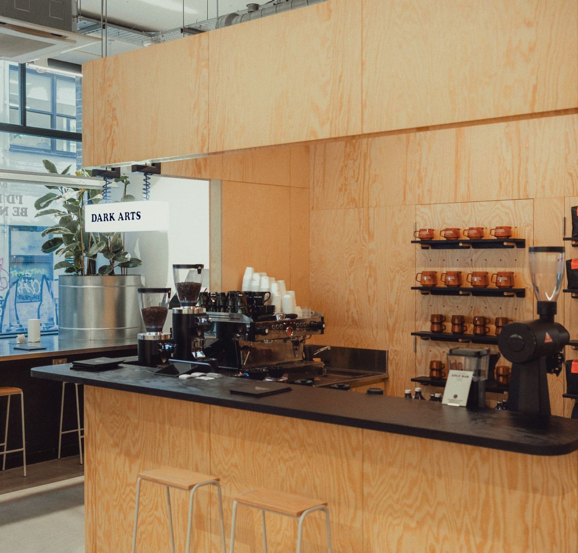 Pine Plywood for coffee shop