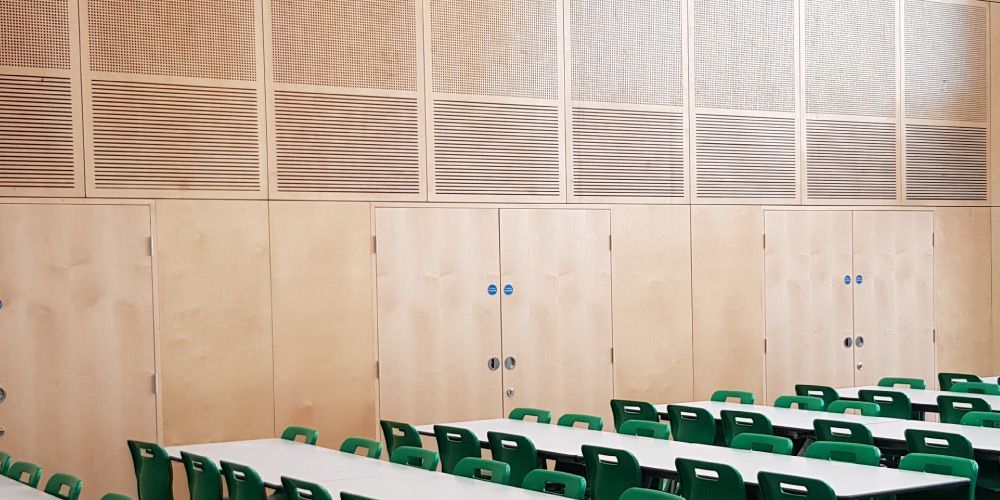 Fire rated birch plywood wall lining