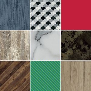 Patterned Laminated Plywood Panels