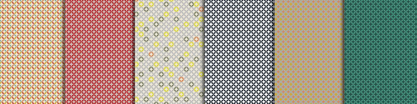 geometric patterns on plywood