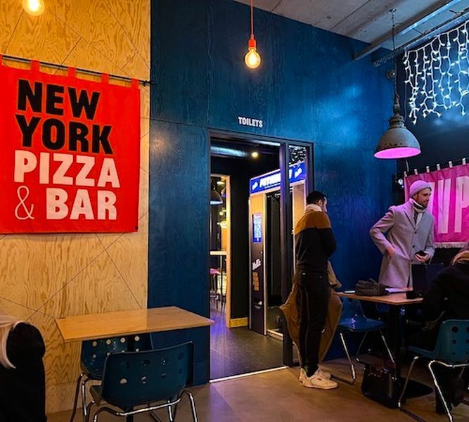 Stained Plywood Wall Panels