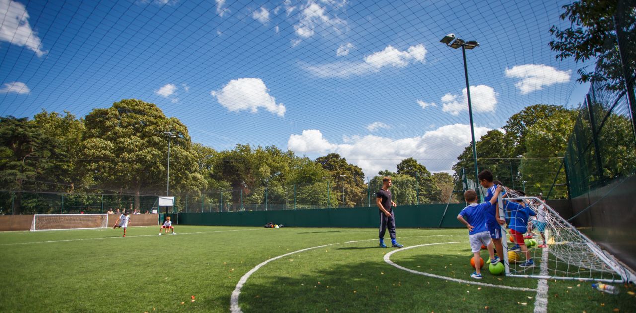 MUGA perimeter fencing panels