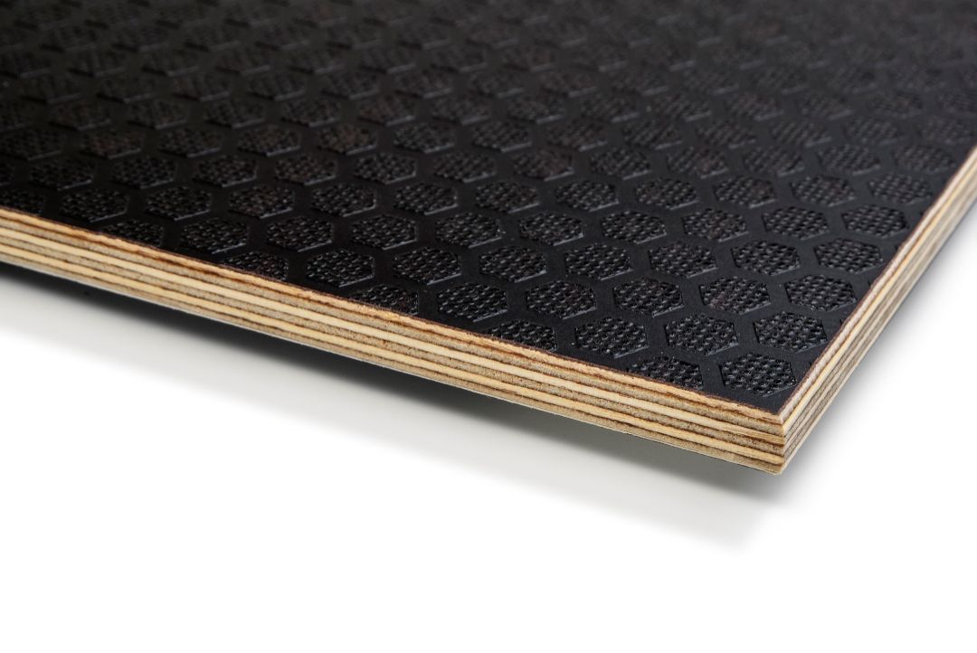 Dark Brown Hexa plus plywood