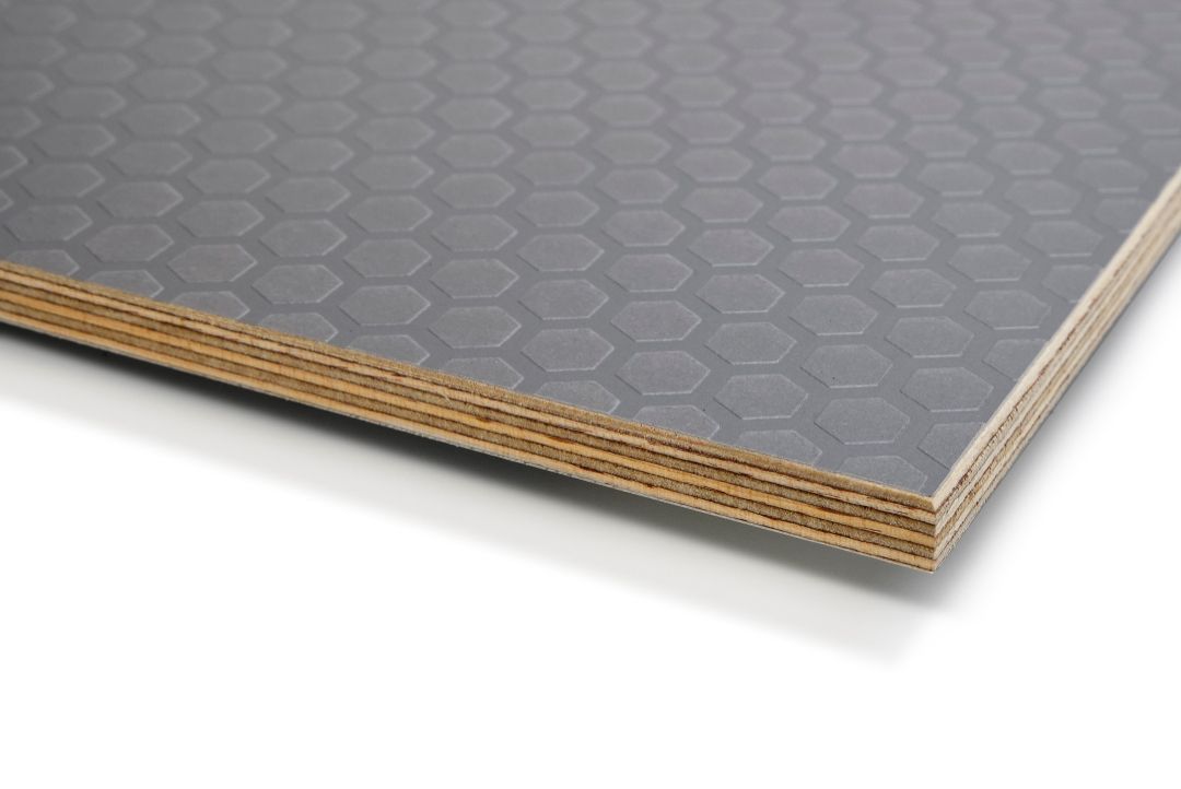 silver grey Hexa plus plywood