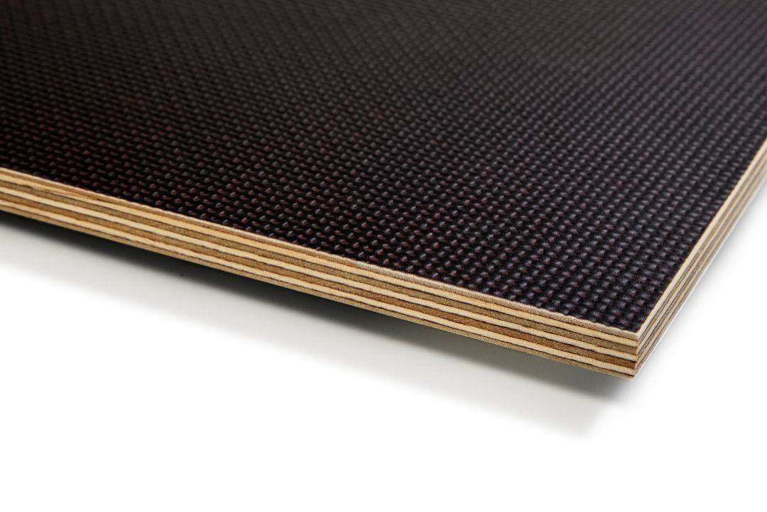 Smooth mesh plywood in dark brown