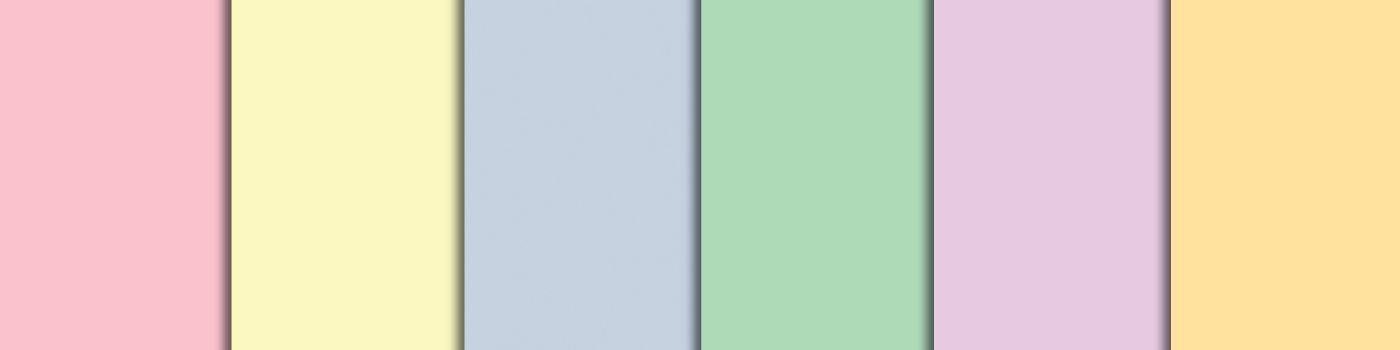 Pastel Colours on Laminated Plywood or MDF