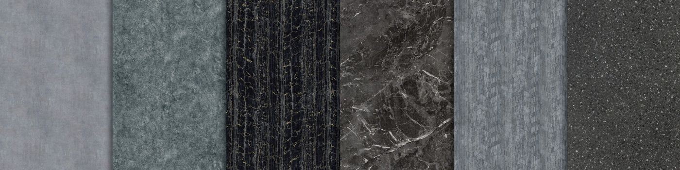 Slate dark stone laminated plywood