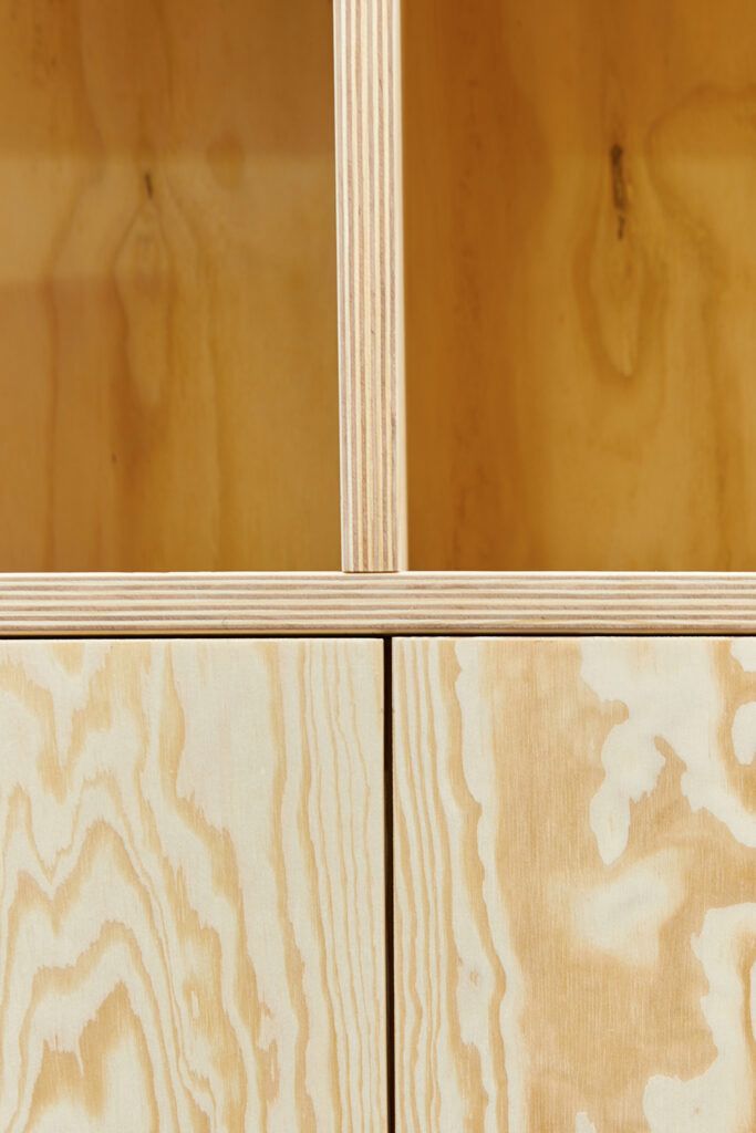 Pine plywood joinery