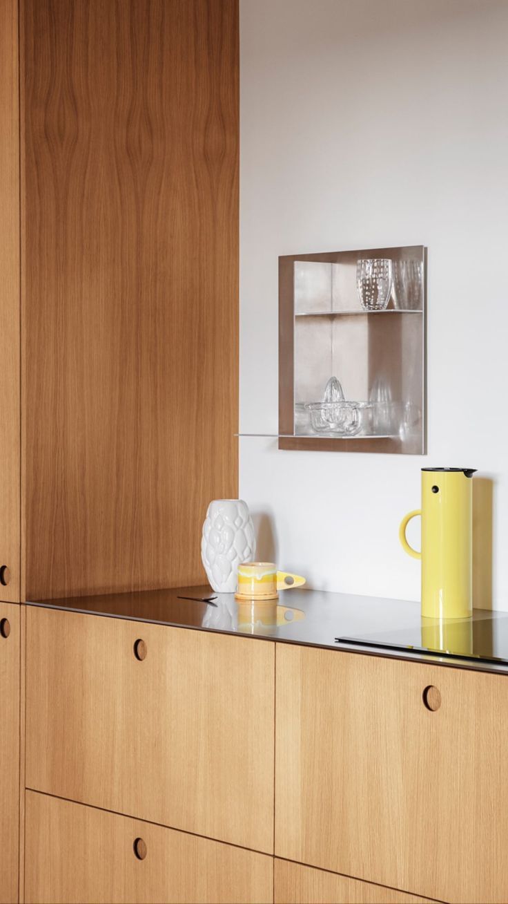 Veneered Plywood kitchen cupboards