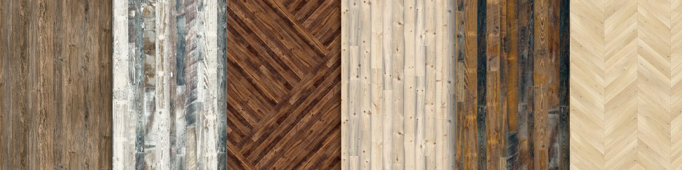 Herringbone Wood effect flooring laminated plywood