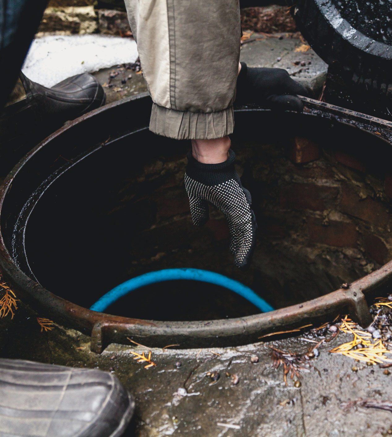 Sewers Inspection — Man Inspecting the Sewer in Fredericksburg, VA