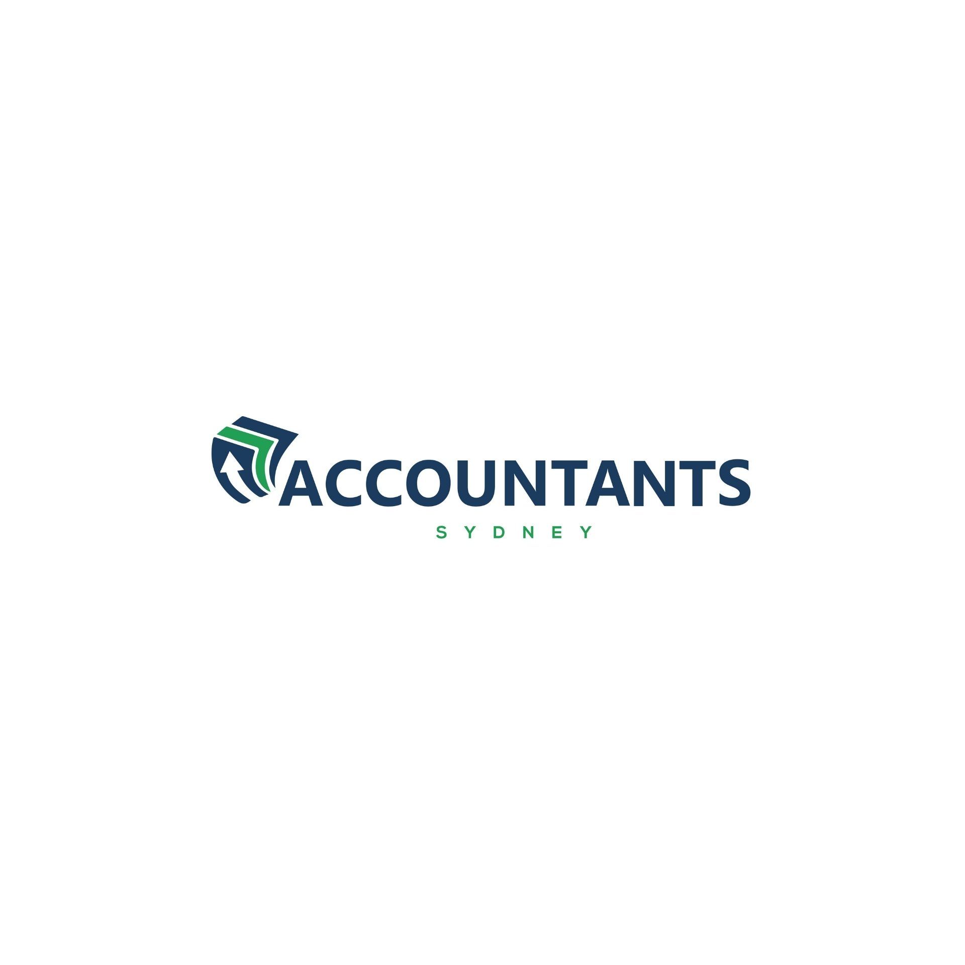 A logo for accountants sydney on a white background