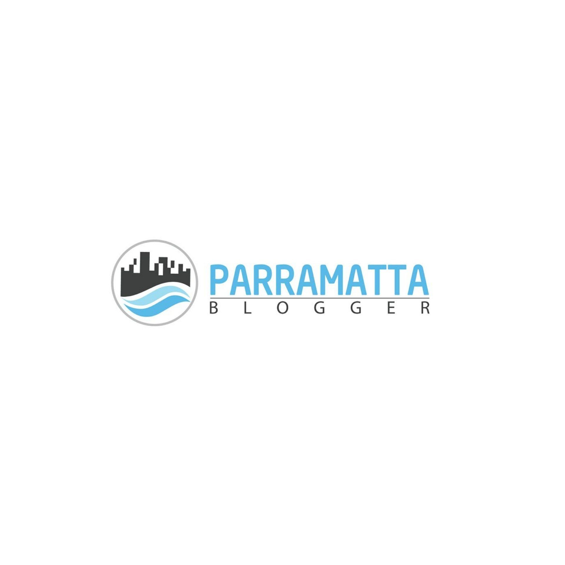 A logo for a company called parramatta blogger