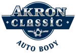 Logo for Akron Classic Auto Body, with 