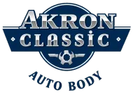 Logo for Akron Classic Auto Body, with 